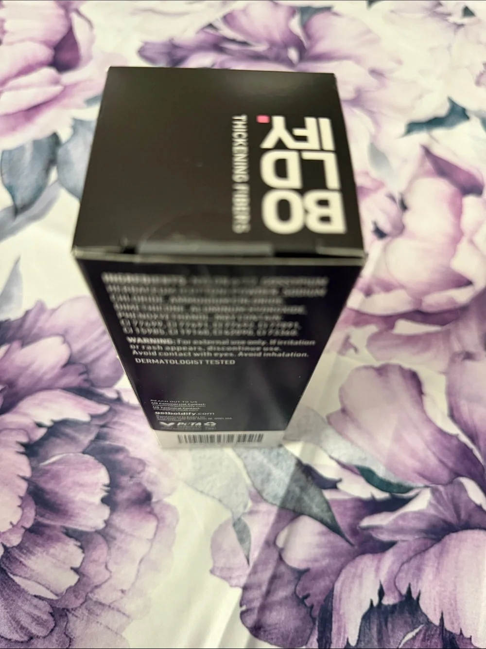 Boldify Hair Thickening Fibers in Black Lot Two 1.97 Oz Bottles